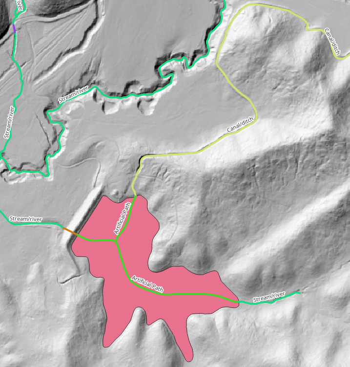 This shows the importance of hydro-enforcing DEMs for hydrologic mapping